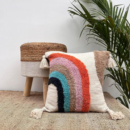 Rainbow Tufted Cushion Covers