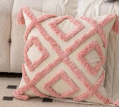 Geometrical Tufted Cushion Covers